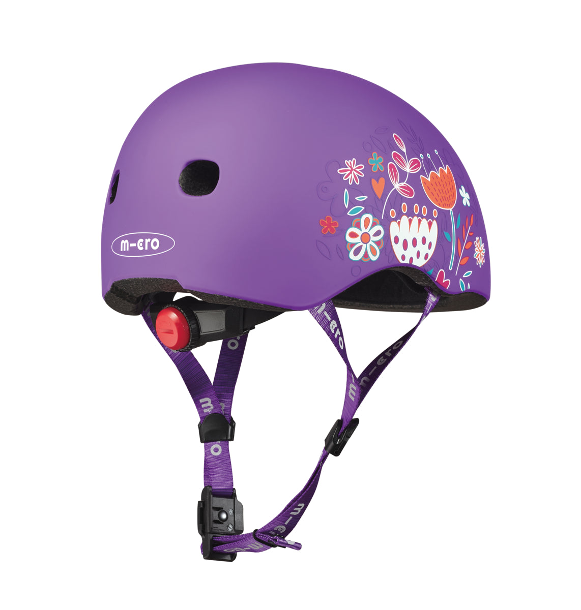Casco Floral Morado (M)