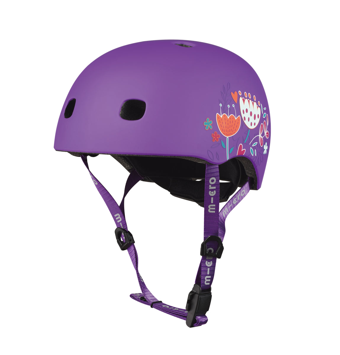 Casco Floral Morado (M)