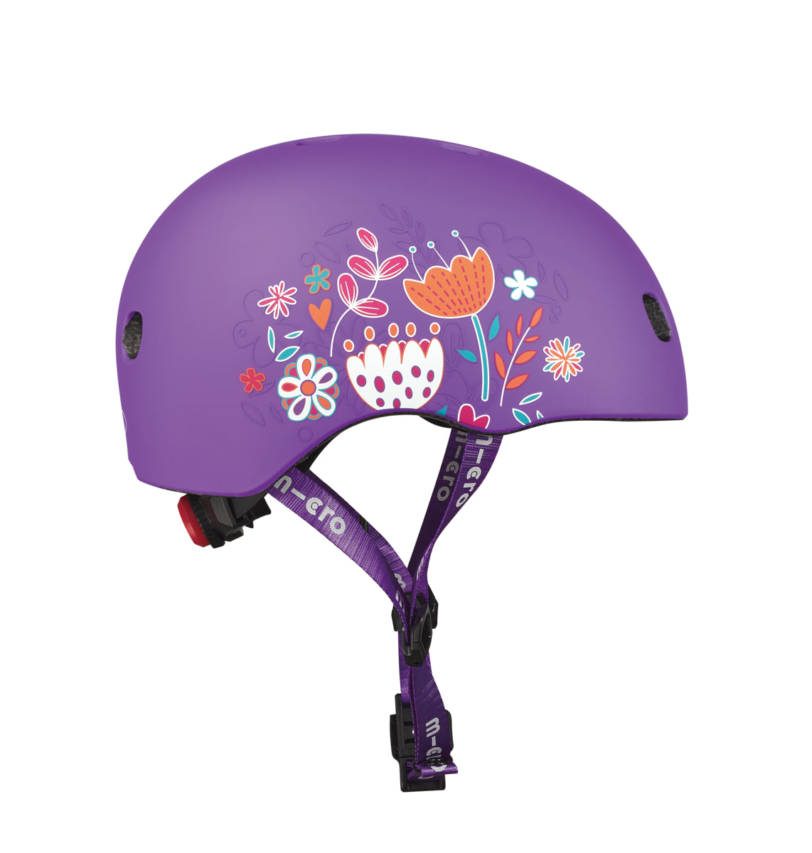 Casco Floral Morado (M)