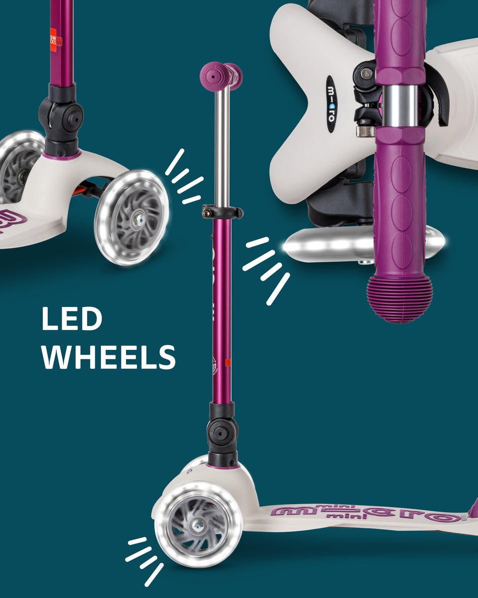 MINI MICRO DELUXE FOLDABLE ECO LED Tulip Purple
