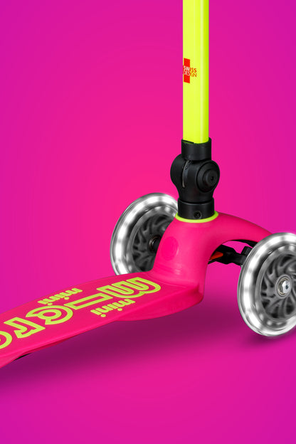 MINI DELUXE FOLDABLE NEON LED Flamingo Yellow